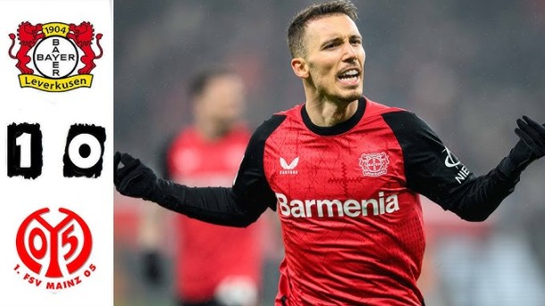 Leverkusen đánh bại Mainz