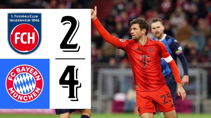 Bayern Munich vẫn dễ dàng đánh bại Heidenheim