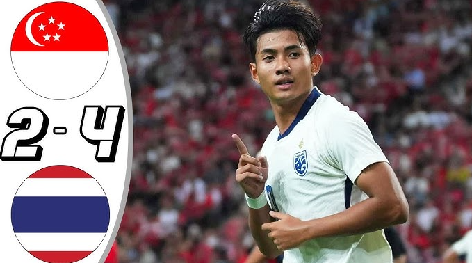 Đánh bại Singapore Thái Lan thể hiện đẳng cấp “Nhà Vua” Đông Nam Á