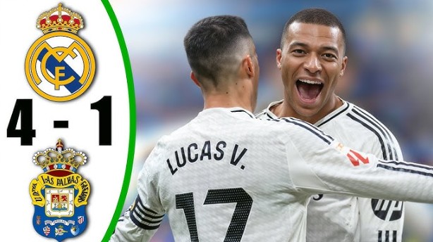 Rực sáng Mbappe, Real Madrid đánh bại Las Palmas, trở lại ngôi đầu La Liga