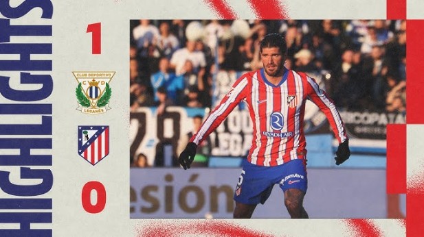 Atletico Madrid thua sốc “tí hon” Leganes