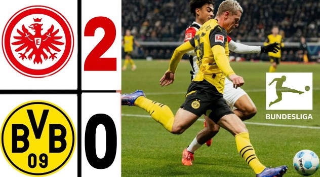 Dortmund chấp nhận thất bại trên sân của Frankfurt