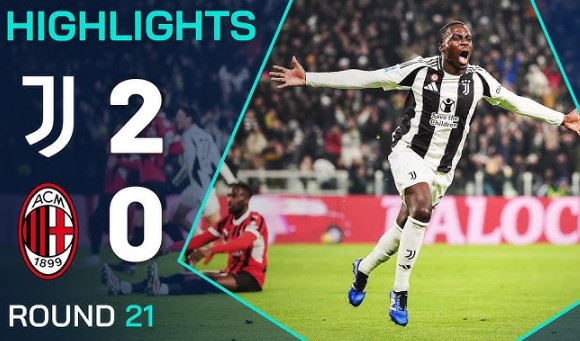 Juventus giành chiến thắng thuyết phục trước AC Milan