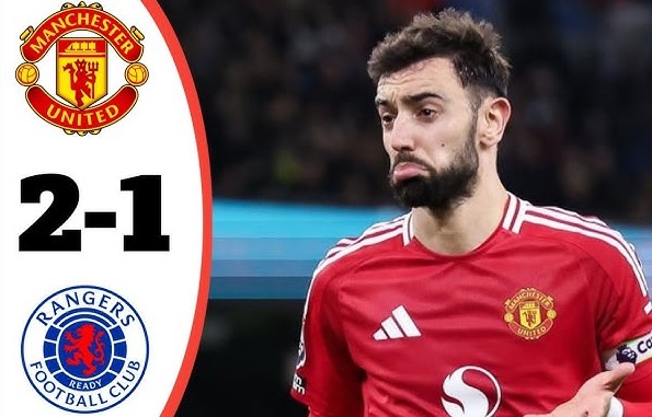  MU thắng nhọc Glasgow Rangers tại Old Trafford