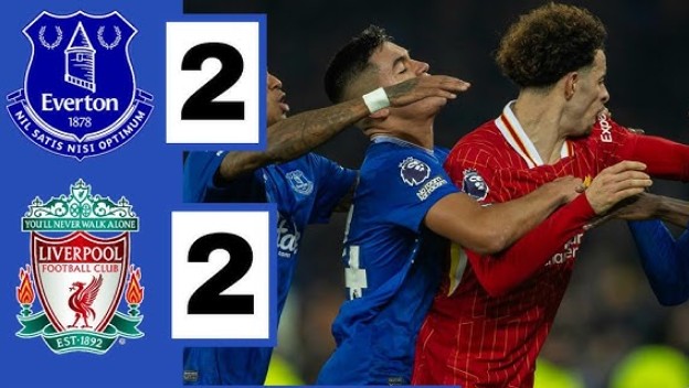 Everton kiên cường cầm hòa Liverpool tại Ngoại Hạng Anh