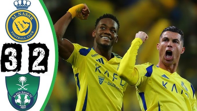 Đội Ronaldo đánh bại Al Ahli tại Saudi Pro League