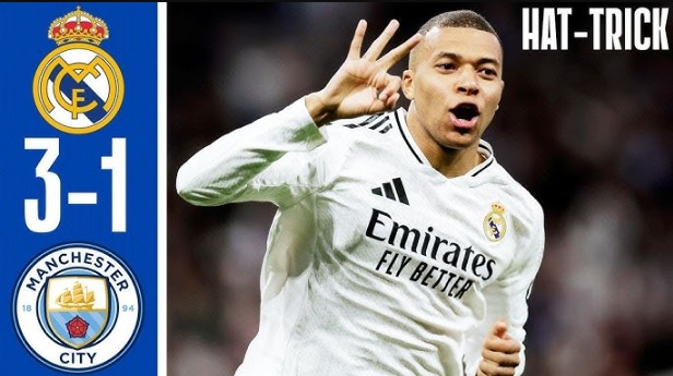 Siêu đẳng Mbappe, Real Madrid nhấn chìm Man City tại Bernabeu