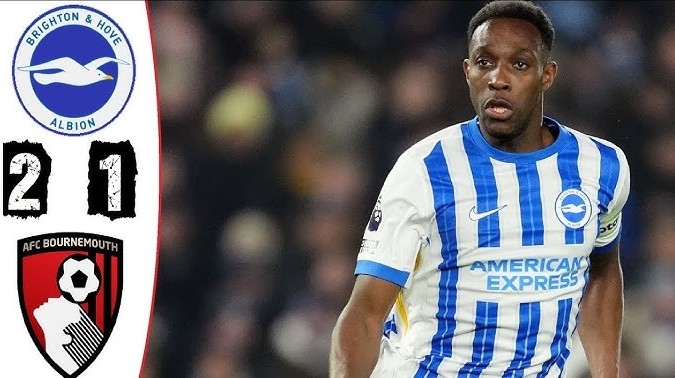 Brighton thắng Bournemouth trên sân nhà