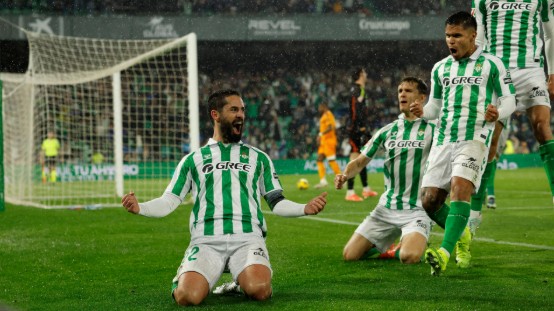 Isco lập côn Real Madrid “phơi áo” trên sân của Betis