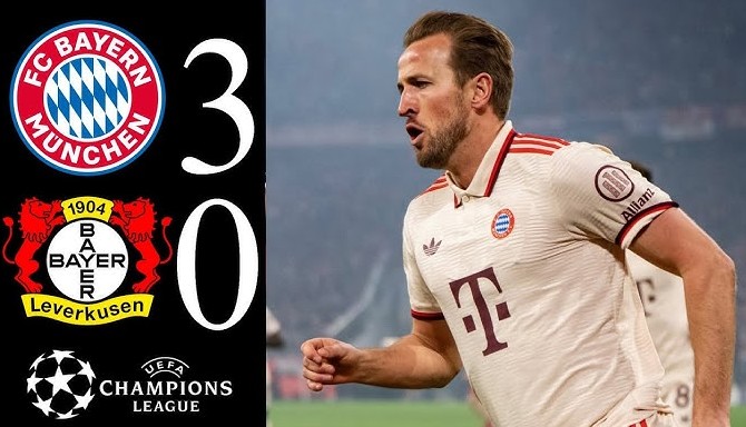 Bayern Munich đè bẹp Leverkusen tại Champions League