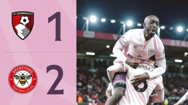 Brentford giành chiến thắng trên sân của Bournemouth