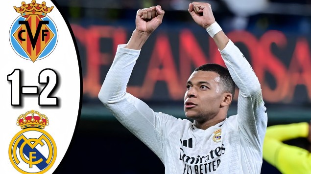 Real Madrid ngược dòng đánh bại Villarreal tại LA Liga
