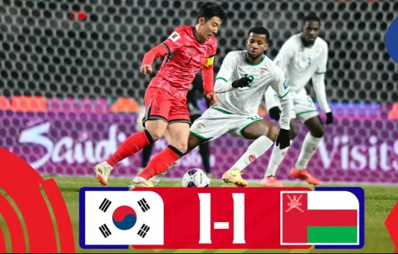 Hàn Quốc bị Oman cầm hòa ngay tại sân nhà