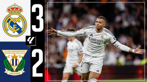 Real Madrid thắng Leganes