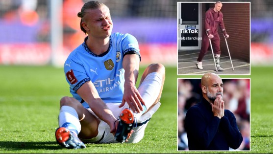 Haaland dính chấn thương nặng