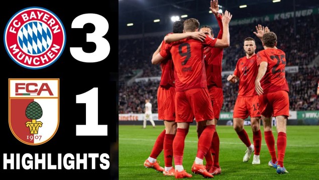 Bayern Munich đánh bại Augsburg