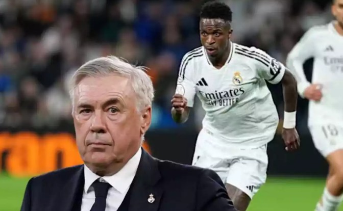 HLV Ancelotti tước quyền đá phạt đền của Vinicius