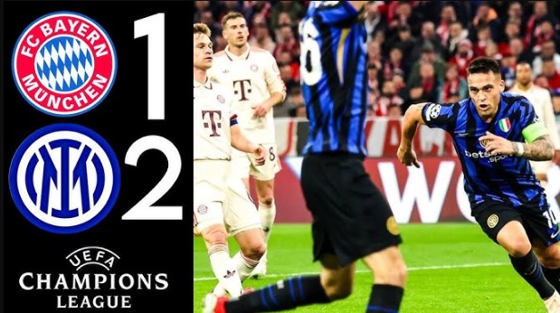 Bayern Munich thua Inter Milan ngay tại sân nhà