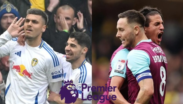 Leeds United cùng Burnley lên chơi tại Ngoại Hạng Anh