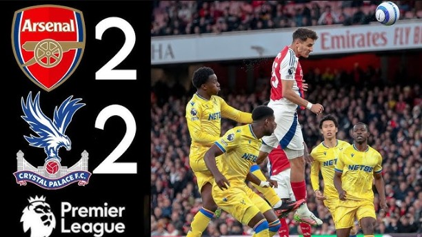 Để Crystal Palace cầm hòa Arsenal đầu hàng trước Ngoại hạng Anh