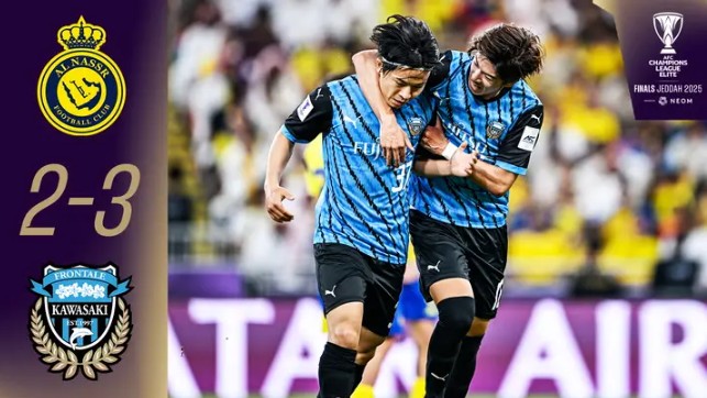 Al Nassr bị loại cay đắng bởi Kawasaki Frontale