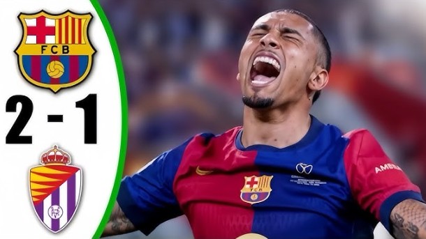 Barcelona ngược dòng ngoạn mục đánh bại Valladolid