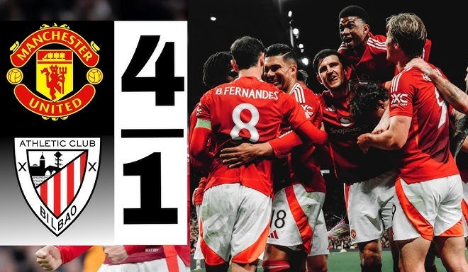 MU hủy diệt Athletic Bilbao vào chung kết Europa League