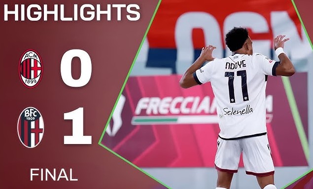 Đánh bại AC Milan, Bologna có danh hiệu vô địch Coppa Italia