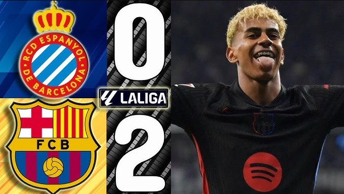 Barcelona đánh bại Espanyol, lên ngôi vô địch La Liga