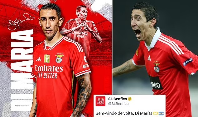 Di Maria rời Benfica, không đá Club World Cup