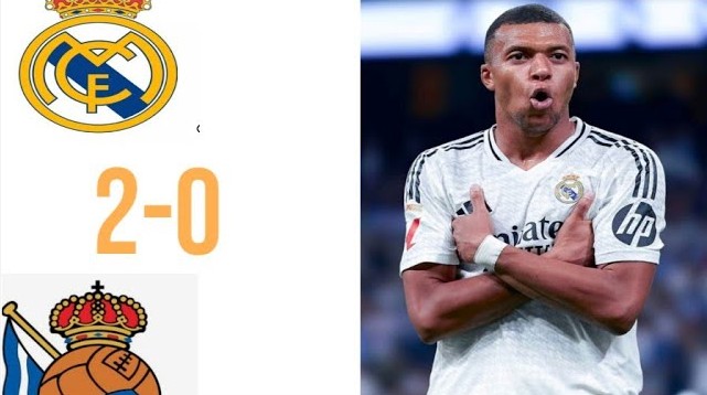 Real Madrid thắng dễ Real Sociedad