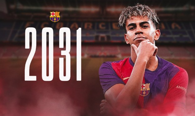 Barca gia hạn với Yamal tới 2031
