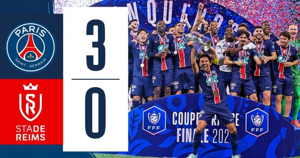 PSG đè bẹp Reims, giành Cúp QG Pháp