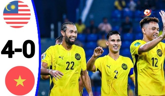 Việt Nam thảm bại trên sân của Malaysia