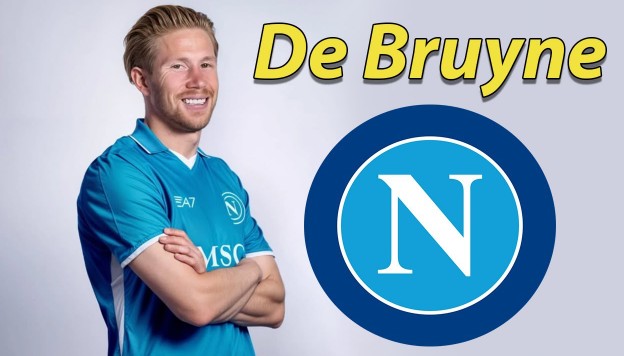 De Bruyne chính thức cập bến Napoli