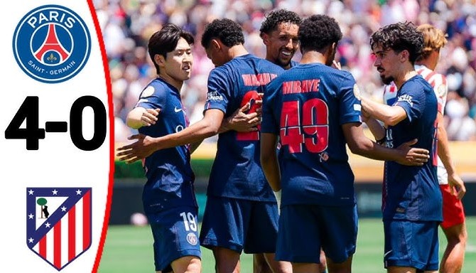 PSG hủy diệt Atletico Madrid