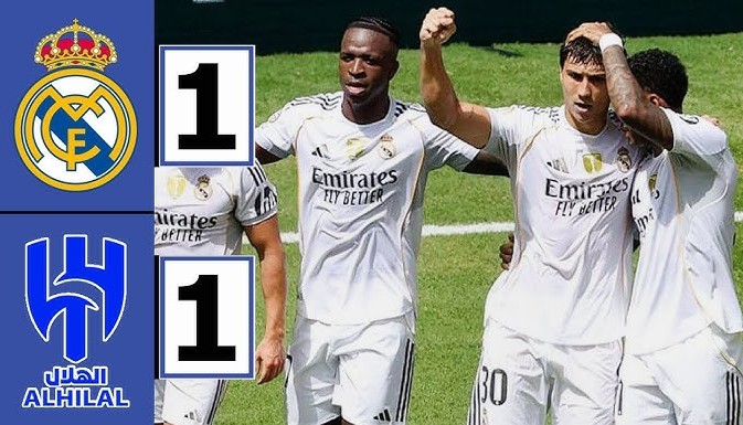 Real Madrid hòa thất vọng trước Al Hilal
