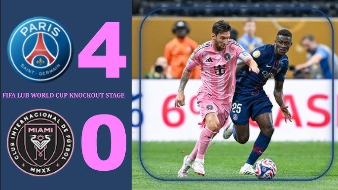 Inter Miami thảm bại trước PSG