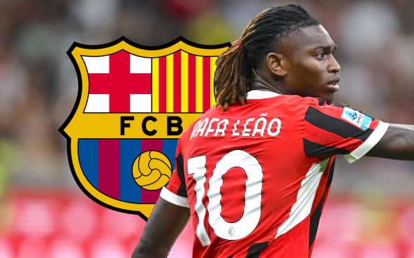 Barca đặt Rafael Leao vào tầm ngắm