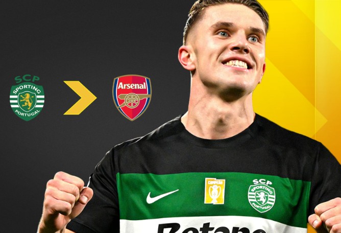 Viktor Gyokeres chấp nhận giảm lương để tới Arsenal