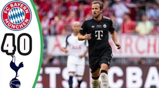 Kane mở điểm, Bayern Munich vùi dập Tottenham