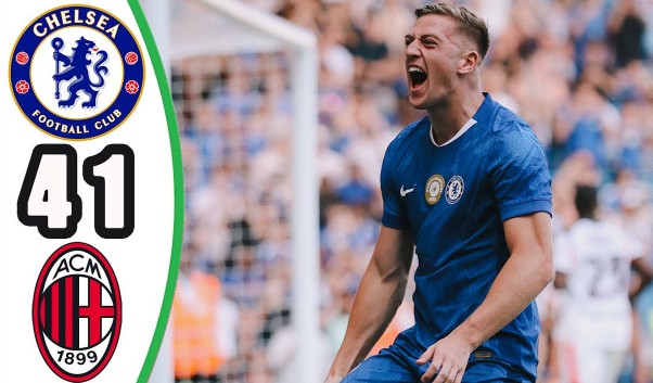 Delap tỏa sáng, Chelsea đè bẹp AC Milan