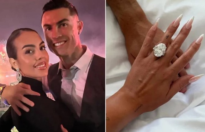 Ronaldo tặng nhẫn cầu hôn bạn gái Georgina Rodriguez