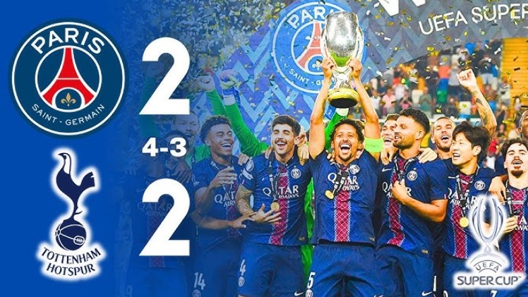 PSG đánh bại Tottenham giành Siêu Cúp Châu Âu