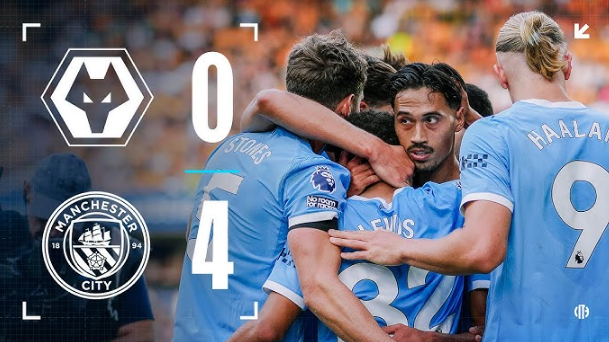 Haaland và dàn tân binh rực sáng, Man City đè bẹp Wolves
