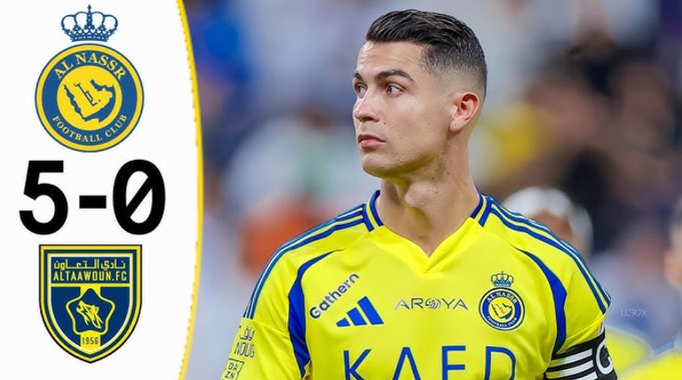 Al Nassr huỷ diệt Al Taawoun