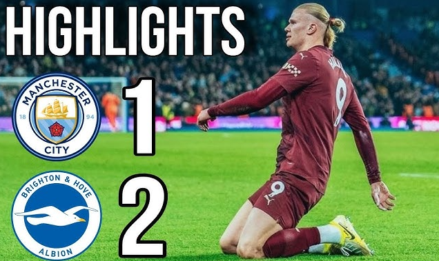 Man City vẫn để thua sốc trên sân của Brighton