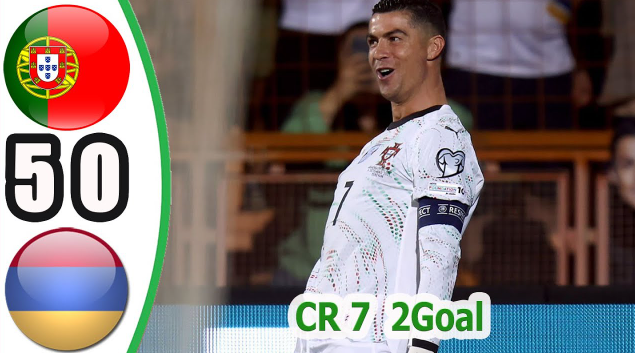 Đỉnh cao Ronaldo, Bồ Đào Nha hủy diệt Armenia