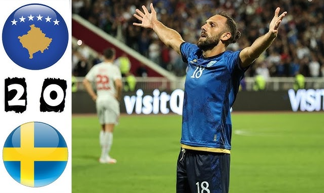 Thuỵ Điển thua sốc trên sân của Kosovo