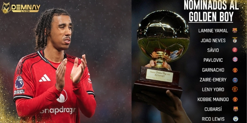 Sao MU bất ngờ được đề cử Golden Boy 2025